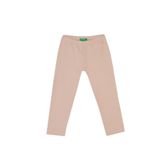 United Colors Of Benetton Kız Çocuk Beli Logo İşlemeli Regular Fit Tayt,Toz Pembe 12-18 Ay