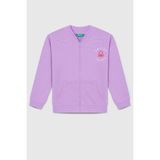 United Colors Of Benetton Kız Çocuk BNT-G23334 Sweatshirt Lila - 6 Yaş