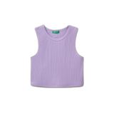 United Colors of Benetton Kız Çocuk Canotta 3s2uch025 Atlet, mor, 150