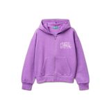 United Colors of Benetton Kız Çocuk Giacca C/Capp M/L 3j68c505x Hırka Kazak, mor, 120