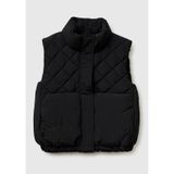 United Colors of Benetton Kız çocuk Gilet 2iggcj018 ceket, siyah, 140