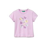 United Colors of Benetton Kız Çocuk Gömlek 3I1XG10M8, Lila 00L, 18 Ay
