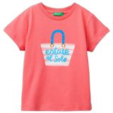 United Colors of Benetton Kız Çocuk Gömlek 3I1XG10N5, Coral 35Q, 3 Yaş