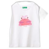 United Colors of Benetton Kız Çocuk Gömlek 3I1XG10N5, Optik Beyaz 101, 4 Yaş