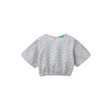 United Colors of Benetton Kız Çocuk Gömlek 5NVDCQ04S, Çok Renkli 68D, 150