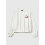 United Colors of Benetton Kız Çocuk İşlemeli Sweatshirt, 5003359991