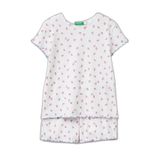 United Colors of Benetton Kız Çocuk Pijama Takımı, beyaz, L