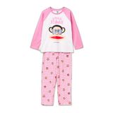 United Colors of Benetton Kız Çocuk Pijama Takımı, pinguin gri, S