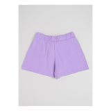 United Colors of Benetton Kız Çocuk Regular Fit İşlemeli Şort, 7-8 Yaş, 5003359978, Lila, Kız çocuk