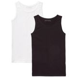 United Colors of Benetton Kız Çocuk Seti 2 Canotte 3zqm0h406 Atlet (1'li Paket), Nero 100, M
