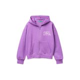 United Colors of Benetton Kız Çocuk Simli Sweatshirt, 8-9 Yaş, 5003359957, Mor, kız-çocuk