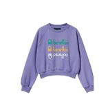 United Colors of Benetton Kız Çocuk Stranger Things Baskılı Sweatshirt, 6-7 Yaş, 226P33NVC10QY, Lila, kız-çocuk