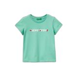 United Colors of Benetton Kız Çocuk Tişört 3I1XG10LU, Yeşil, 4 Yaş