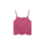 United Colors of Benetton Kız çocuk üst 1i5sch00f atlet, mor, 140
