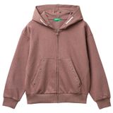 United Colors of Benetton Kız Giacca C/Capp M/L 36ekc505w Hırka Kazak, kahverengi, 120