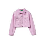 United Colors of Benetton Kız Giubbino 2pyacn074 Ceket, Pembe, 120 cm