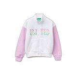 United Colors of Benetton Kız ve Erkek Çocuk Giacca M/L 3j68c505u örgü ceket, çok renkli, 150 cm