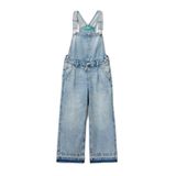 United Colors of Benetton Kız ve Erkek Çocuk Salopette 4kehct01a Tulum, Mavi, 130 cm