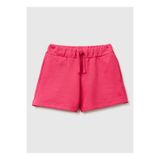 United Colors of Benetton Koyu Pembe Kız Çocuk İşlemeli Şort, 10-11 Yaş, 5003359984, Koyu Pembe, Kız Çocuklar