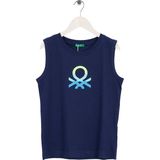 United Colors Of Benetton Lacivert Erkek Çocuk Baskılı T-Shirt 3I1XCH023