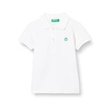 United Colors of Benetton Logolu Polo Beyaz Erkek Çocuk T-Shirt