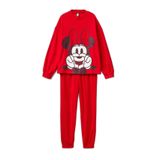 United Colors of Benetton Mickey Baskılı Polar Pijama Takımı, 625A3I473P04F