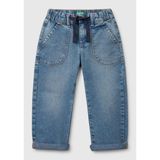 United Colors Of Benetton Mix Erkek Ek_beli Büzgü Ipli Yama Cepli Denim Havuç Pantolon Model Kodu: ( 4XA2GE012902) - Çok Renkli - 5 - 6 Yaş
