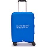 United Colors Of Benetton Orta Boy Valiz Kılıfı Mavi Renkli Hafif Tasarım ile Seyahat Dostu