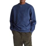United Colors of Benetton Pamuk Karışımlı Önü Logo Detaylı Bisiklet Yaka Sweatshirt, S, 125A3NMEU109T, Bordo, erkek