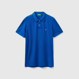 United Colors of Benetton Regular Fit Kısa Kollu Polo Mavi Erkek T-Shirt