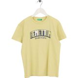 United Colors Of Benetton Sarı Erkek Çocuk Baskılı T-Shirt 3I1XC10TF