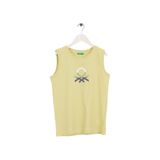 United Colors of Benetton Sarı Erkek Çocuk Baskılı T-Shirt 3I1XCH023