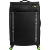 United Colors Of Benetton Siyah Orta Boy Trolley 60 cm Unisex Valiz Bölmeli Tasarım ve 4 Tekerlekli