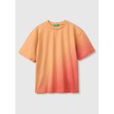 United Colors Of Benetton Turuncu Erkek Çocuk Baskılı T-Shirt 3NPDC10TZ - Turuncu - Kırmızı