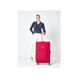 United Colors Of Benetton Ultra Light Hafif Lüx Kumaş Orta Boy Valiz Kırmızı BNT2800