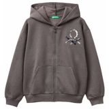 United Colors of Benetton Üniseks Çocuk Giacca C/CAPP M/L 39m2c505o Örgü Ceket, Gri, 120