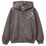 United Colors of Benetton Üniseks Çocuk Giacca C/CAPP M/L 39m2c505o Örgü Ceket, Gri, 130