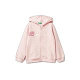 United Colors of Benetton Üniseks Çocuk Giacca C/CAPP M/L 39m2g5045 Örgü Ceket, Pembe., 1 Yaş