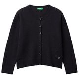 United Colors of Benetton Üniseks Çocuk Maglia Coreana M/L 126wc500x Örgü Ceket, Mavi, 160