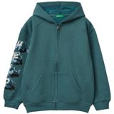 United Colors of Benetton Üniseks çocuk örgü ceket, Gri, 120