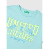 United Colors Of Benetton Yeşil Erkek Çocuk Baskılı T-Shirt 3I1XC10TF - Su Yeşili - 10 - 11 Yaş