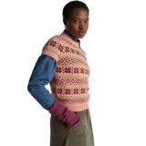 United Colors of Benetton Yün Alpaka Karışımlı Jakarlı Kısa Kollu Stranger Things Kazak, 126P171RE10EN