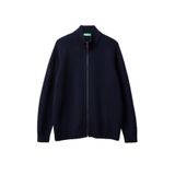 United Colors of Benetton Yün Hırka, L, 125A1006U501C, Lacivert, Erkek