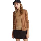 United Colors of Benetton Yün Hırka, s, 125A11AHD604R, Taba, Kadın