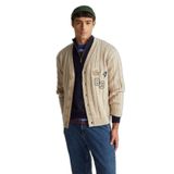 United Colors of Benetton Yün Hırka, S, 126P1I4YU601M, Bej Melanj, Erkek