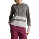United Colors of Benetton Yün Kaşmir Kazak, XL, 125A102HE203V, Antrasit Melanj, Kadın