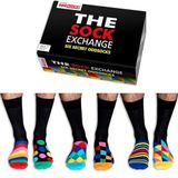United Oddsocks The Sock Exchange - Kutu 6 Erkek Tek Çorap - Birleşik Krallık 6-11, EUR 39-46 6