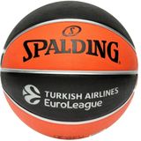 United Sports Unisex – Yetişkin Spalding Euroleague Varsity TF-150 Sz7 Top, Siyah/Turuncu, 7