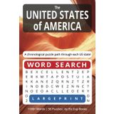 United States of America Word Search: Large Print Chronological Puzzle Path Through Each U.S. State and Territory | 1100+ Words | 56 Puzzles…Relax and learn fun facts about the USA!