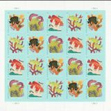United States Postal Service 2019 Mercan Resifleri Kartpostal Oranı Forever Twenty Stamps Scott 5366